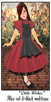 Second Life Marketplace - *Little Wishes*Alice Red&Black